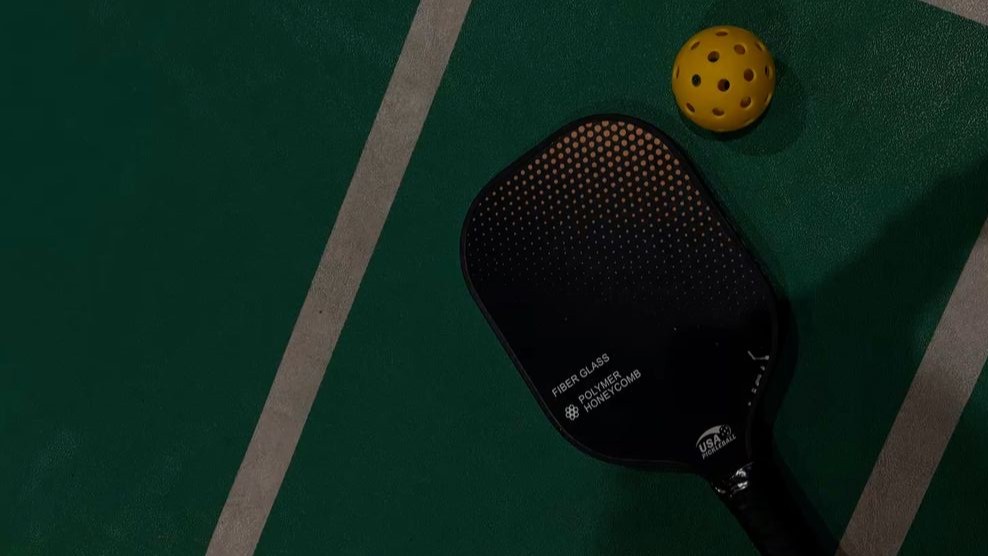 Corporate doubles pickleball action from CPL Season 1 in Mumbai